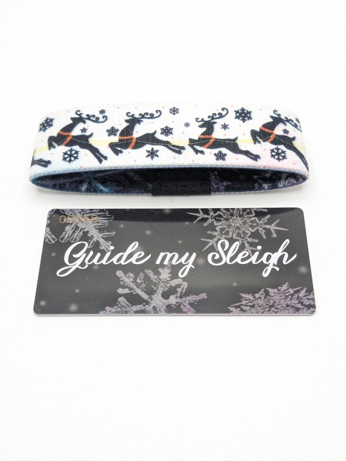 Zox #668 Guide My Sleigh ~ New ~ Medium ~ Strap ~ Collector's Card