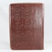 Leather Zip-around Portfolio Colorful Intricate Embossed Design Padfolio Regular