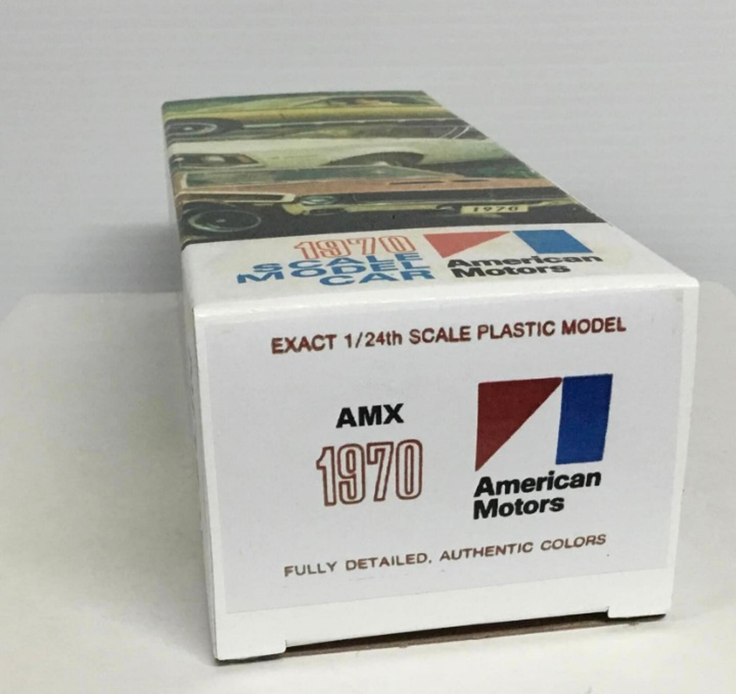 1970 AMC AMX New Promo Model REPLICA BOX ONLY NO CAR American Motors