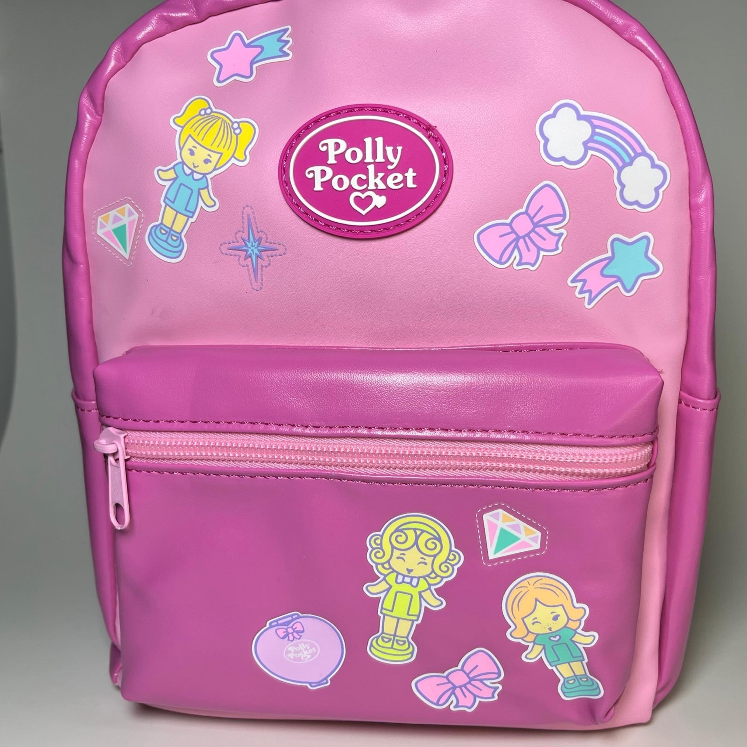 Polly Pocket Kids Pink Mini Backpack NEW Unused with George Brand Tag
