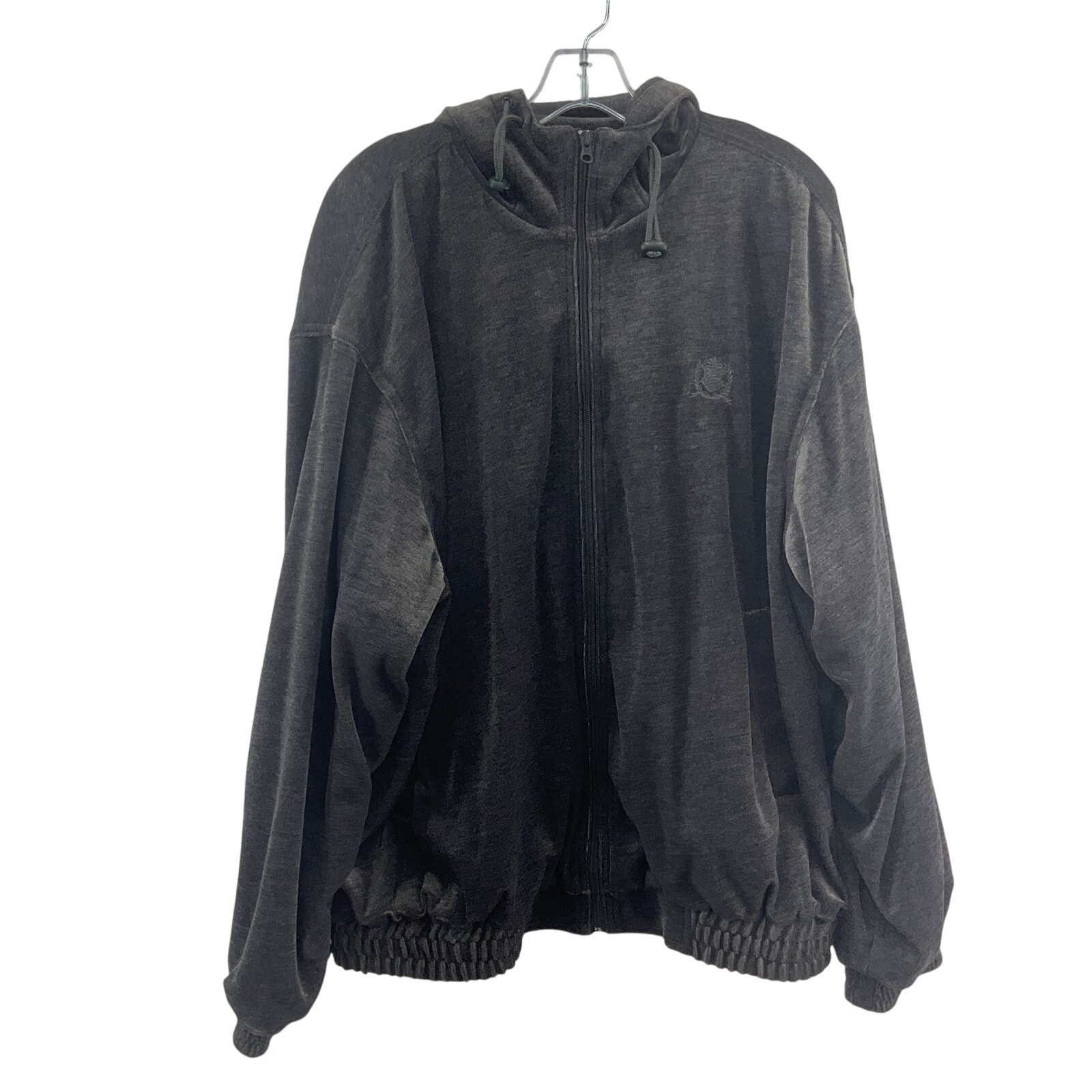 FUDA Sport XL Gray Embroidered Logo Women's Full Zip Hoodie Sweatshirt - NWT
