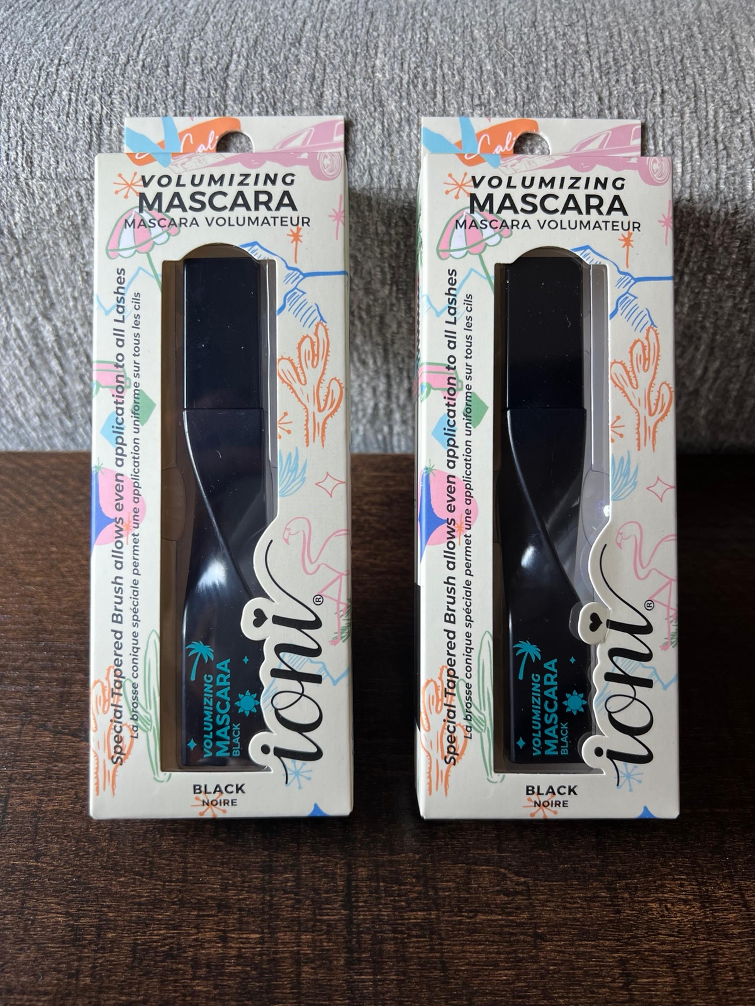 NEW (2) IONI WHITTIER BLVD. Volumizing Black Mascara ~