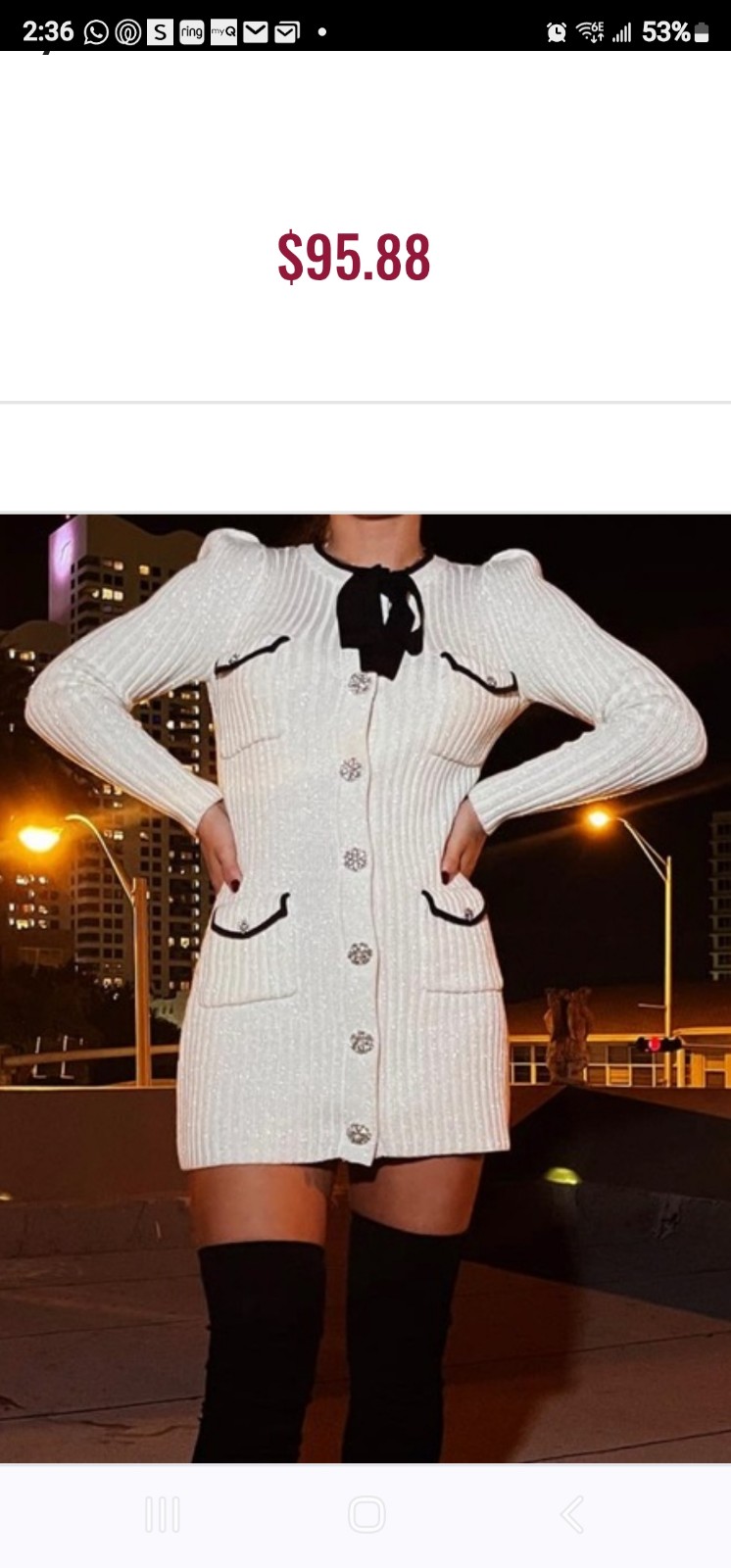 Self Portrait Ivory Dress