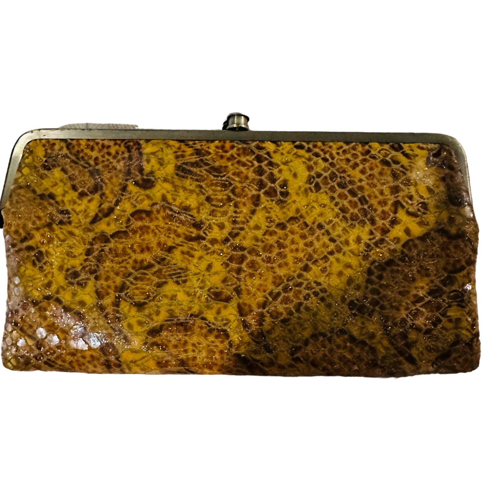 HOBO Vintage Lauren Clutch Wallet - Snakeskin Design