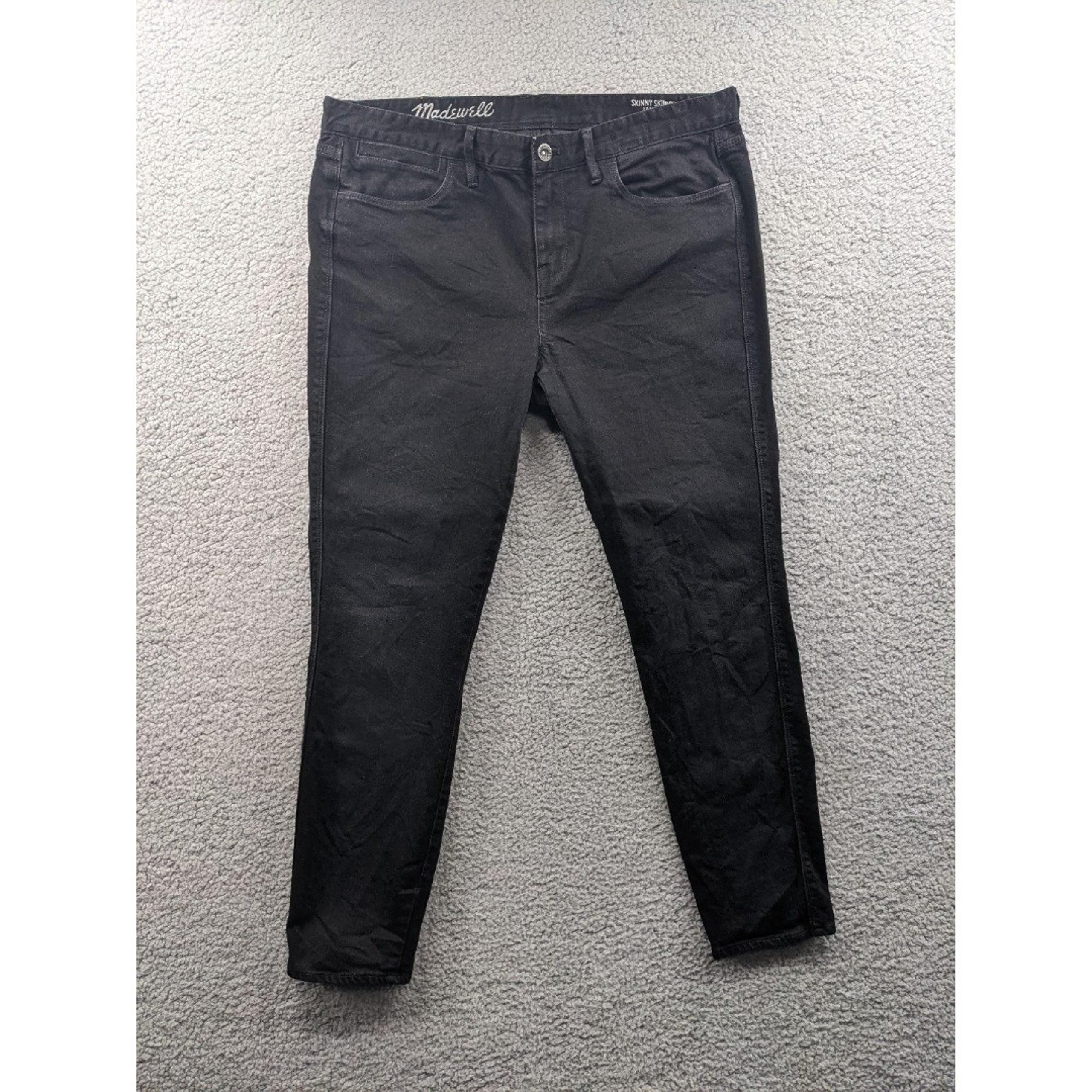 Madewell Skinny Skinny Ankle Jeans in Black Women's size 32