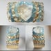 The Mystic Aquamarine Brass Cuff