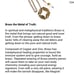 The Mystic Aquamarine Brass Cuff