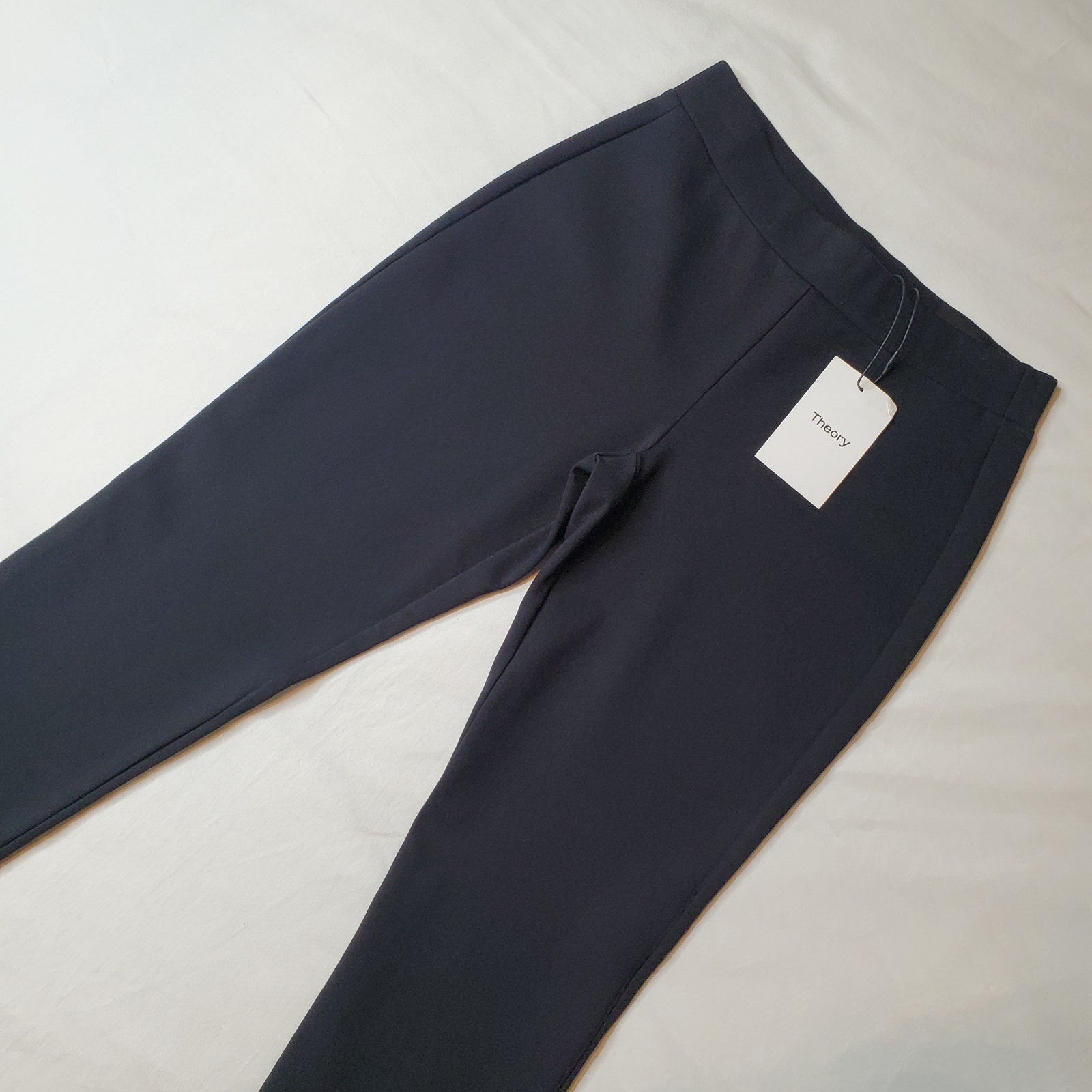 Theory Womens Size P NWT Shawn C2 Legging Stretch Knit Ponte Black
