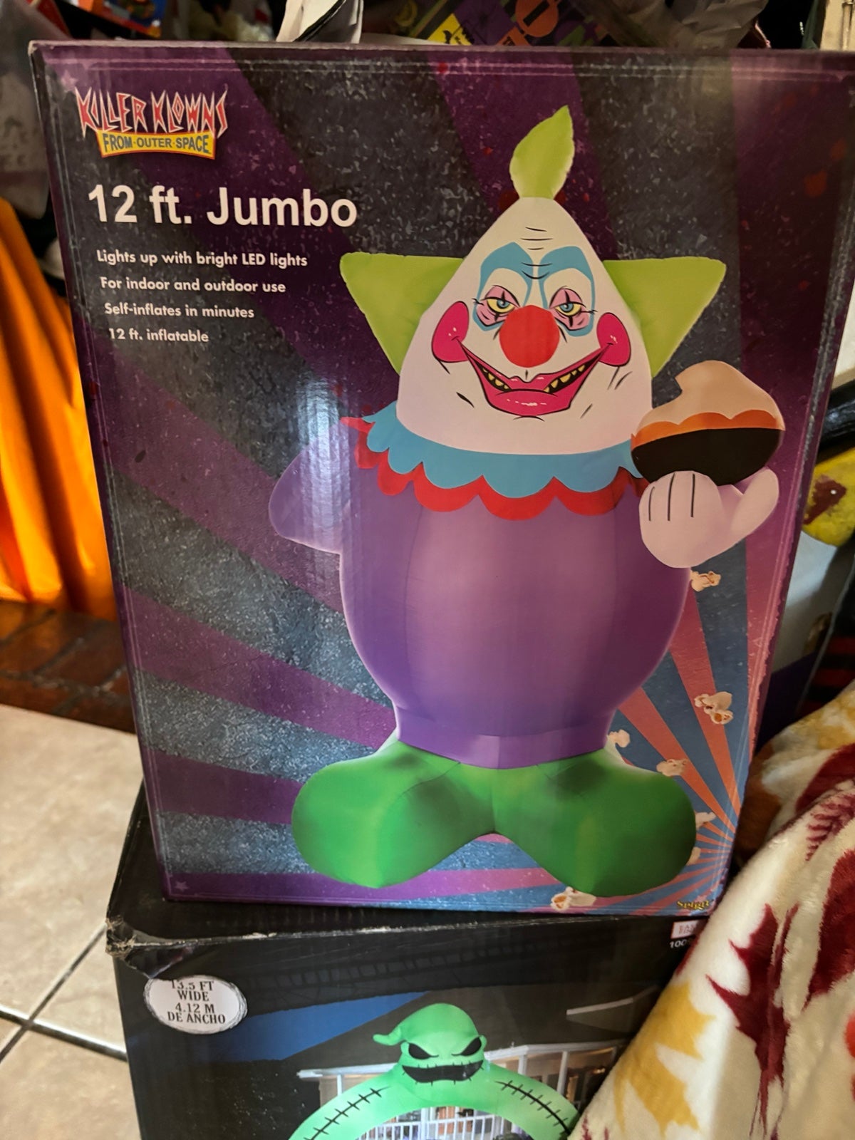 killer klowns from outer space inflatable 12 feet