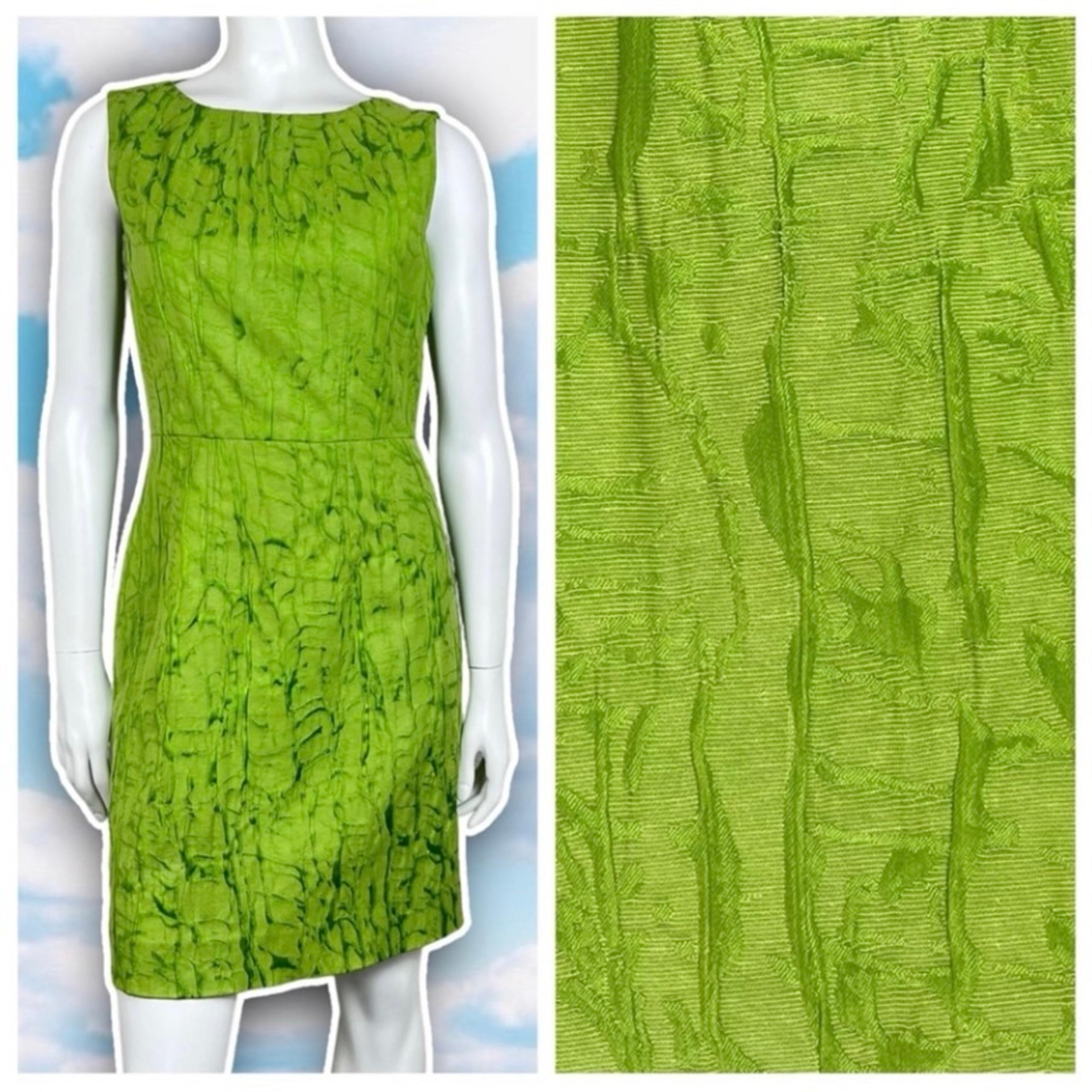 ANTONIO MELANI Abstract Crinkle Texture Sheath Dress Christmas Punk Funky Career