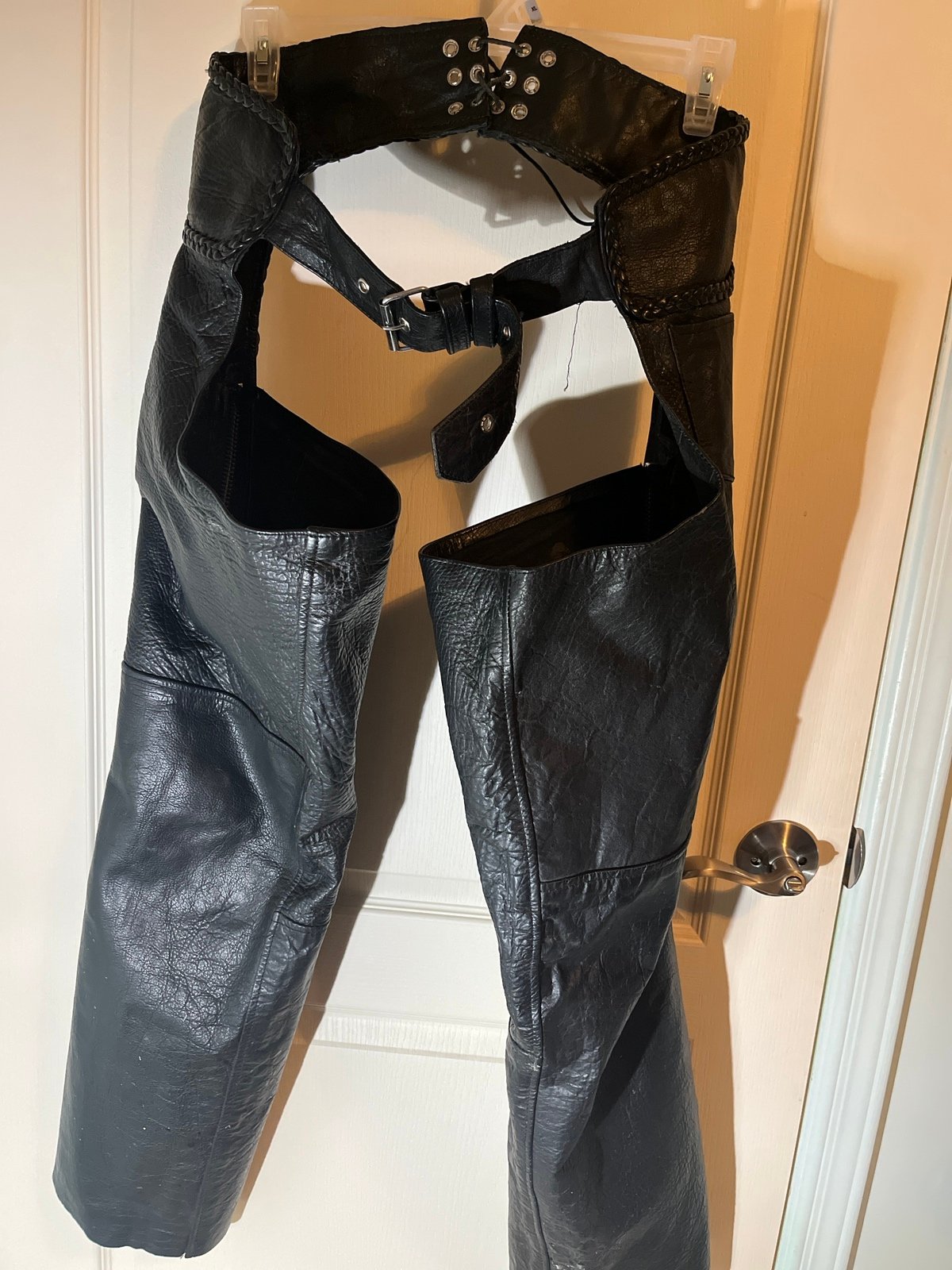 100% genuine leather chaps for men XL