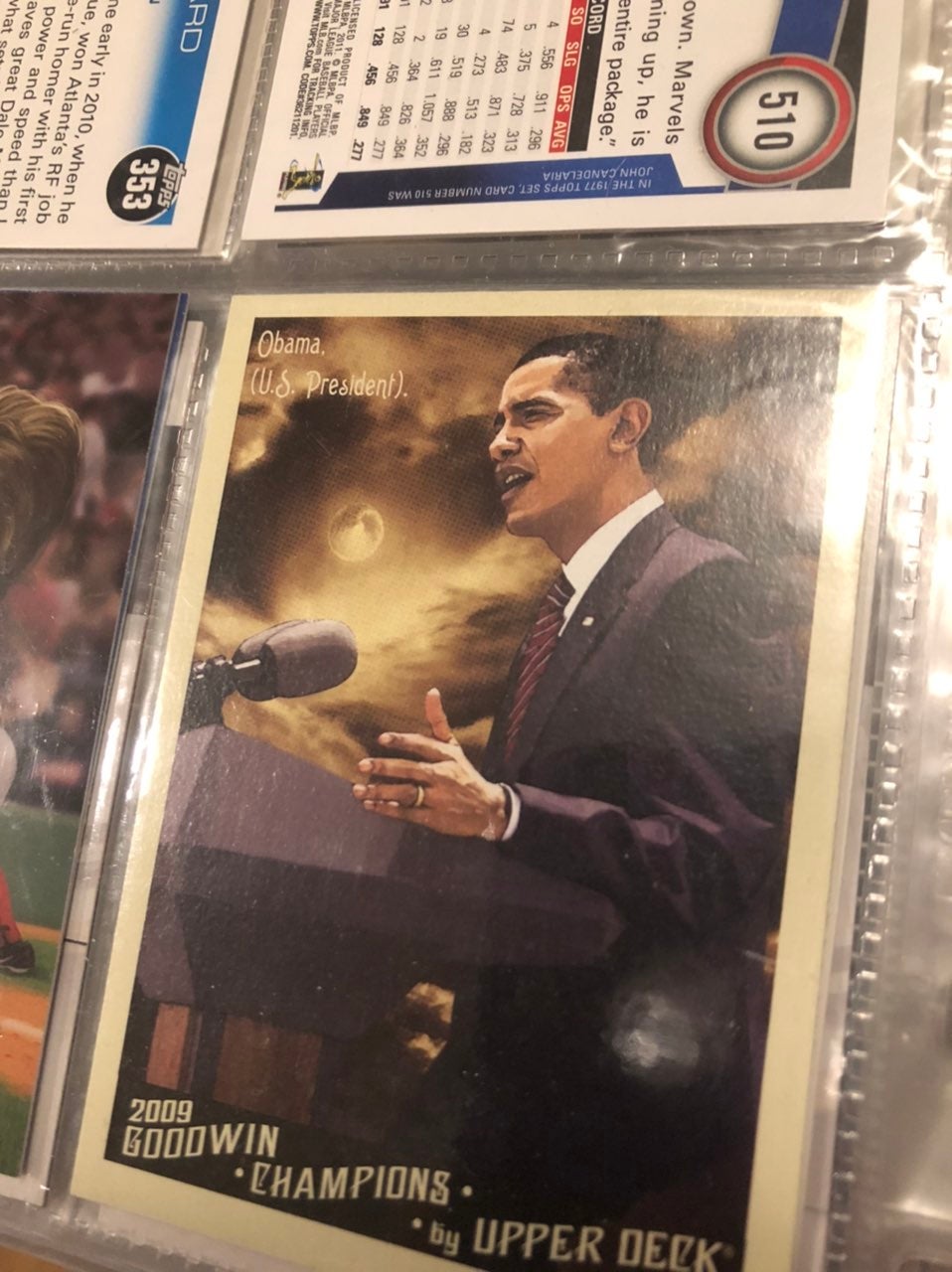 2009 Upper Deck Goodwin Champions #44 - Barack Obama - U.S. President