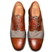 Johnston and Murphy Oxford Shoes 10 Passport Two Tone Retro Classic