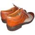 Johnston and Murphy Oxford Shoes 10 Passport Two Tone Retro Classic