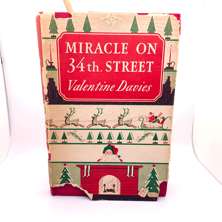 Miracle on 34th Street Valentine Davis 1947 Edition Hardcover with Dustjacket