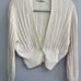 Aritzia Wilfred Thais Cardigan in Cream, Size Small