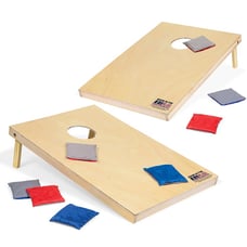 Sports 2' x 3' Cornhole Boards - Natural Wood Bean Bag-dfad3