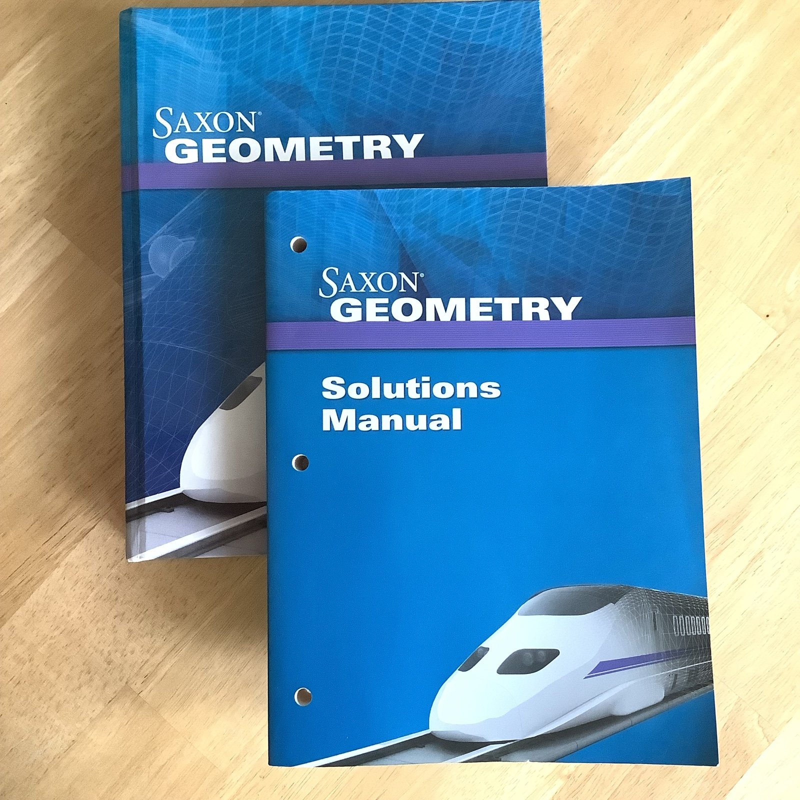 Saxon Geometry Textbook and Solutions Manual