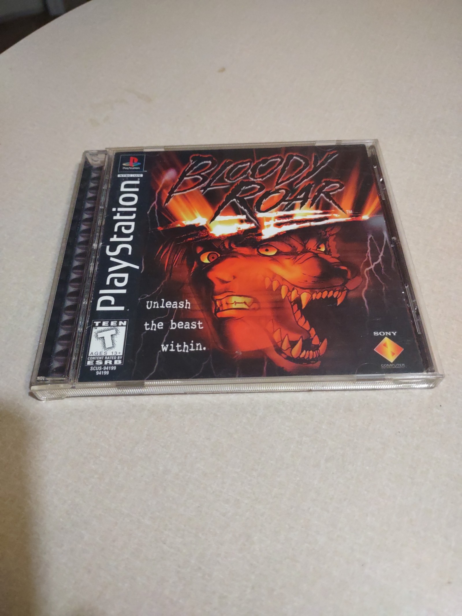 Bloody Roar (Sony PlayStation 1, 1998) PS1 - Complete With Case and Manual
