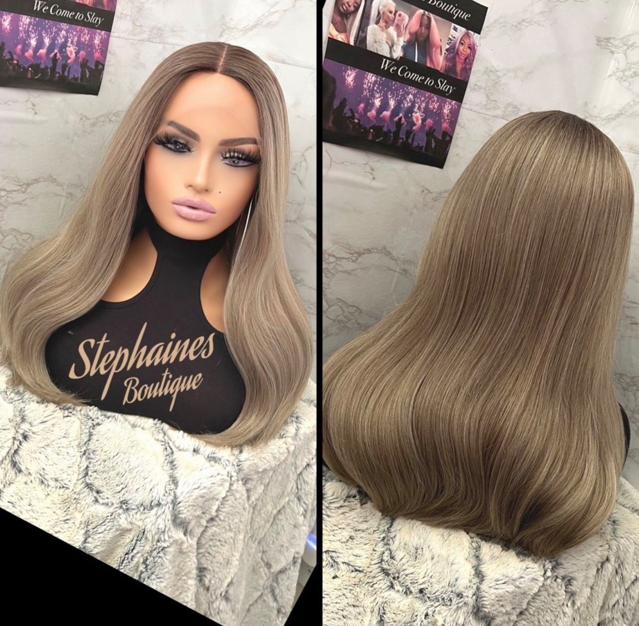 human hair blended