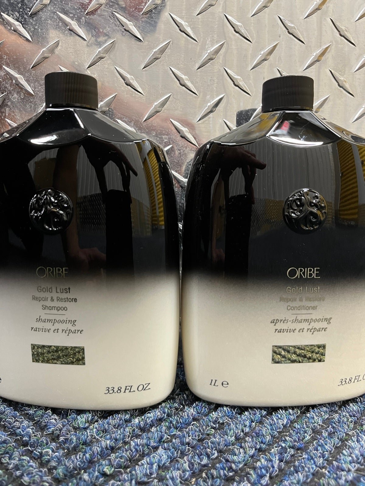 Oribe Gold Lust Repair Restorative Shampoo & Conditioner Liter Duo