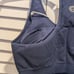 Tory Sport Women's Seamless Racerback Bra, Size S- Blue