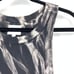 We Are Sundays Bodycon Tank Top Dress Womens Sz 2 US Medium Black White Tie Dye