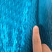 KOMAROV Womens Dress XL Emerald Green Blue Beaded V-Neck Chiffon Classic Elegant