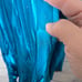 KOMAROV Womens Dress XL Emerald Green Blue Beaded V-Neck Chiffon Classic Elegant