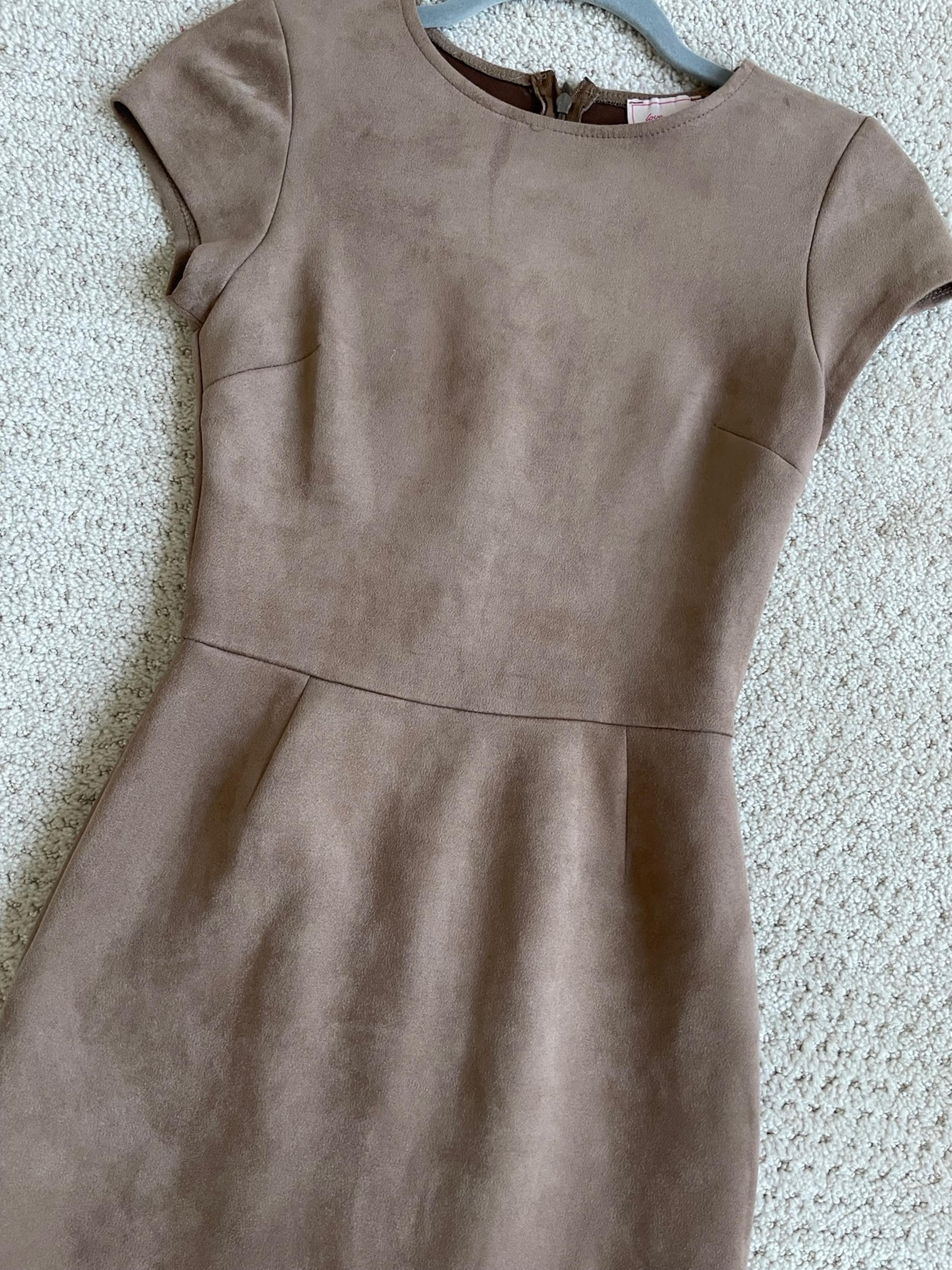 Women’s suede dress