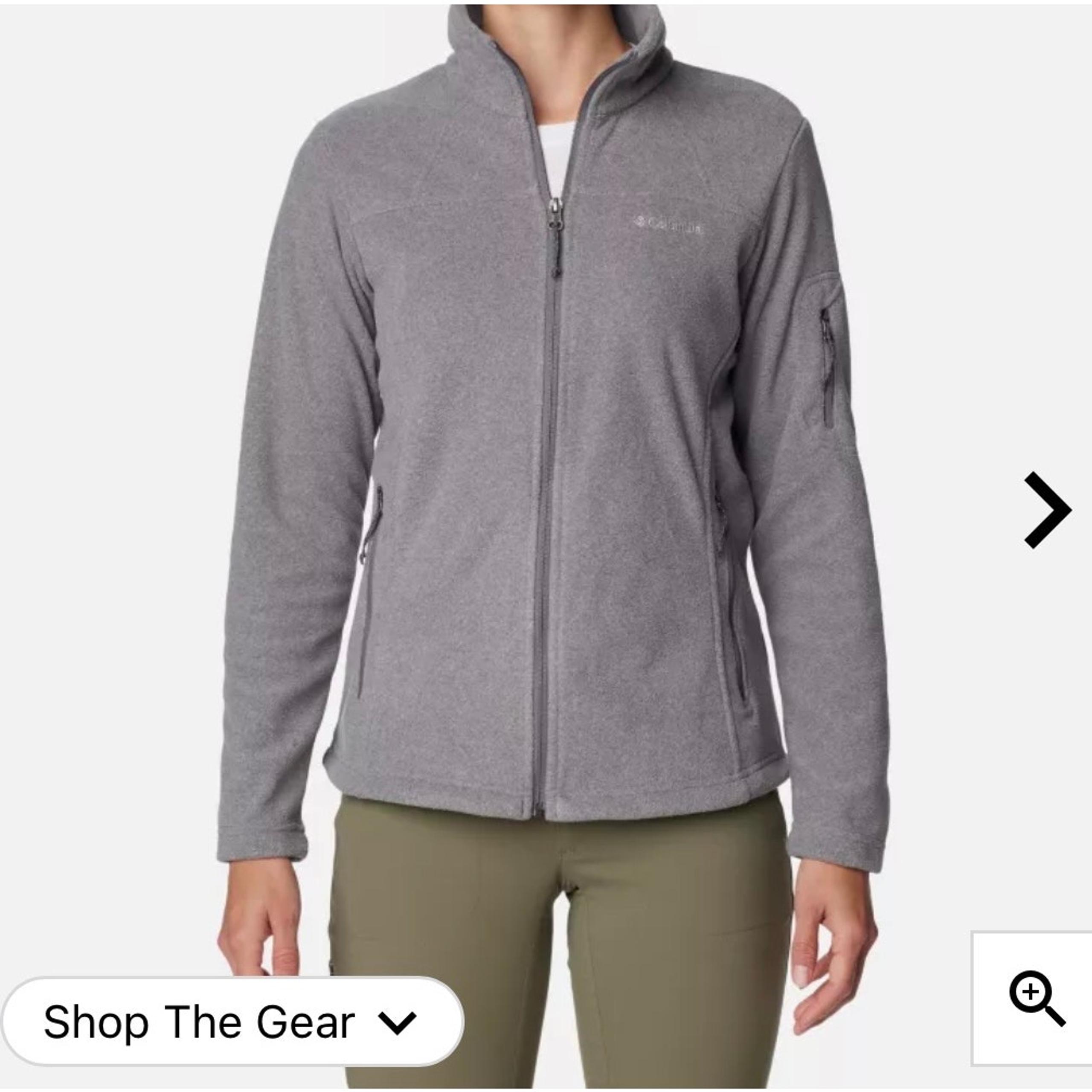 Columbia Women's Fast Trek™ II Fleece Jacket in Gray Size Medium MSRP $65