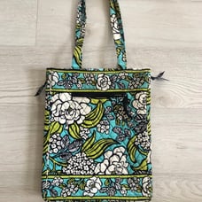 Vera Bradley “Island Blooms” Laptop Padded Multi Pocket Tote Bag