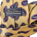 Kuppenheimer Premier Edition 90s Gold Silk Necktie Navy Blue Paisley 3.75 W x 58