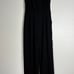 NEW Lulu’s Kiska Wrap Front Open Lace Back Wide Leg Jumpsuit S Black 1361