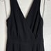 NEW Lulu’s Kiska Wrap Front Open Lace Back Wide Leg Jumpsuit S Black 1361