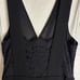 NEW Lulu’s Kiska Wrap Front Open Lace Back Wide Leg Jumpsuit S Black 1361