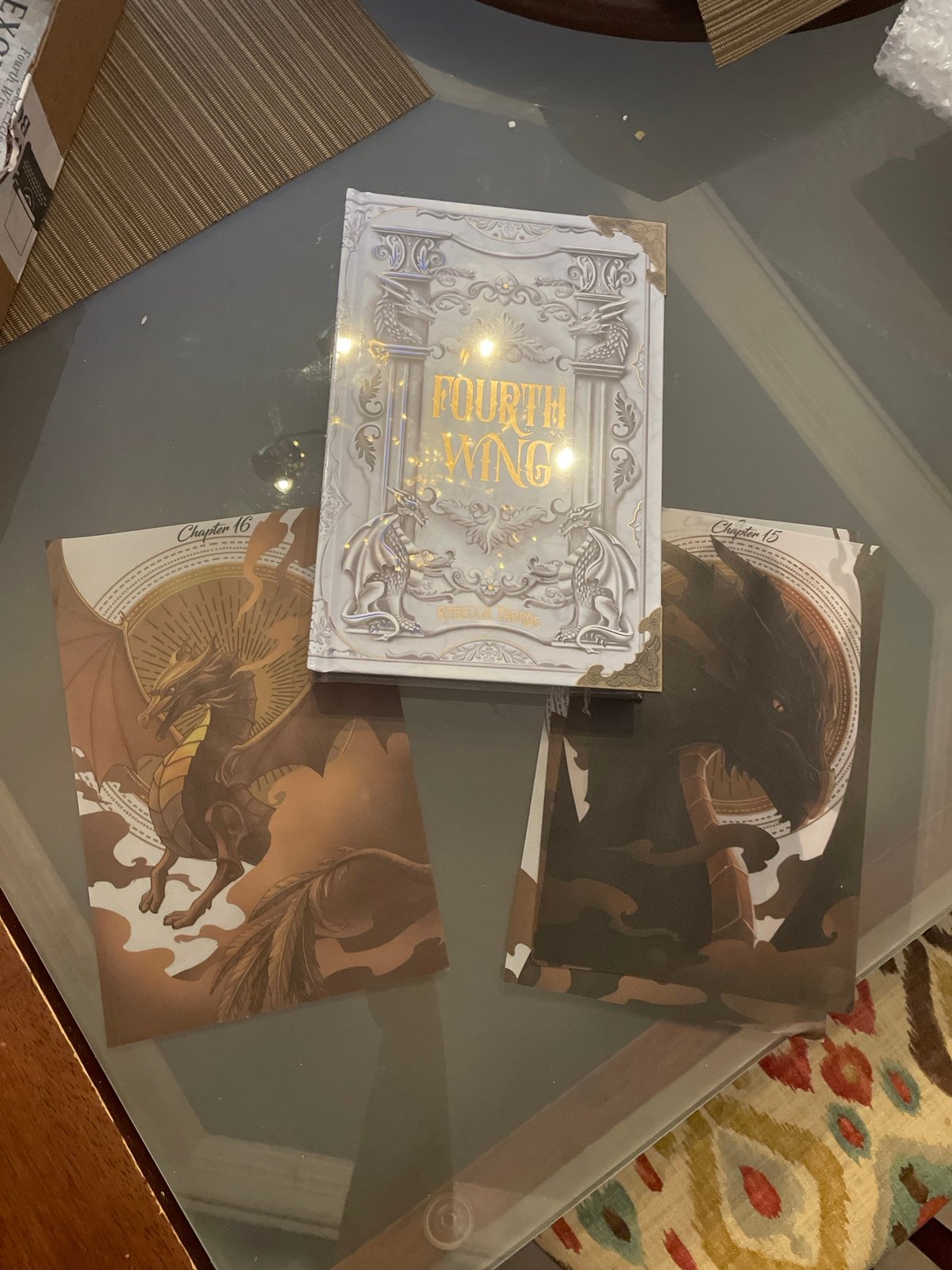 Fourth Wing (Bookish Box w/ 4 page overlays) by Rebecca Yarros
