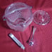Vintage Glass Ice Bucket