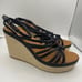 Zodiac leather braided straps espadrille wedge sandals women Size 10M