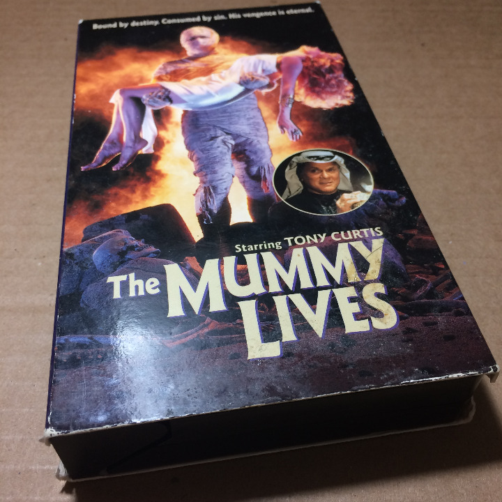The Mummy Lives Vtg VHS Tony Curtis Pg13 1996 Cannon Video Horror
