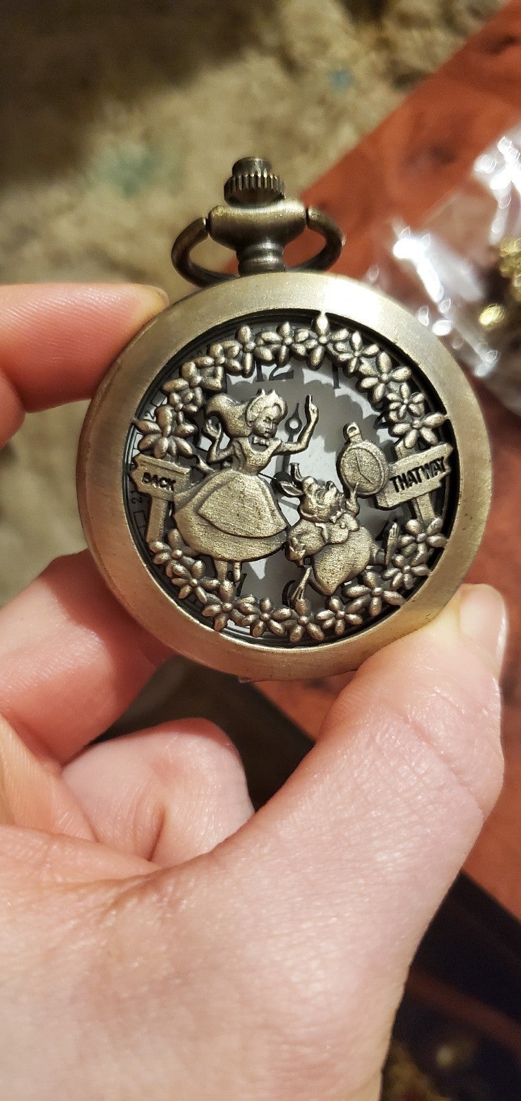 Disney Alice in Wonderland Pocket Watch