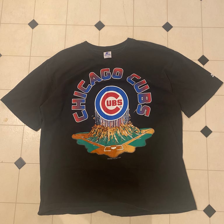Vtg Vintage 90s Chicago Cubs Starter T Shirt Mens Sz XL Mlb 1994 Single