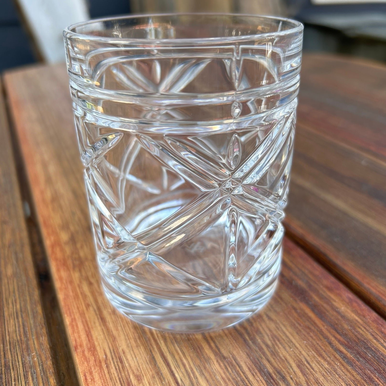 Ralph Lauren BROGAN Double Old Fashioned Crystal Whisky Glasse
