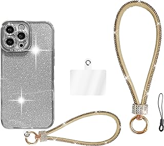 FAN SONG Phone Wrist Strap, Bling Wristlet Strap Cellphone Lanya