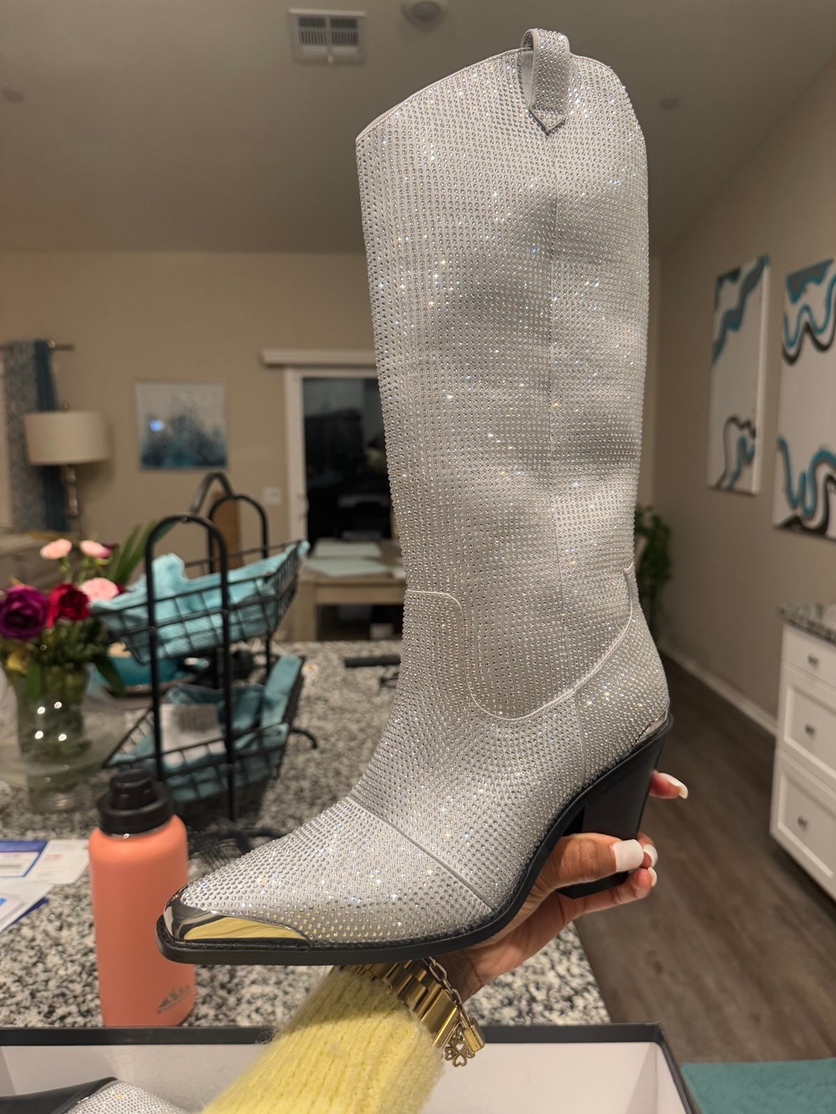 Daniel x Diamond North Jewel Cave Bedazzled Cowboy Boots