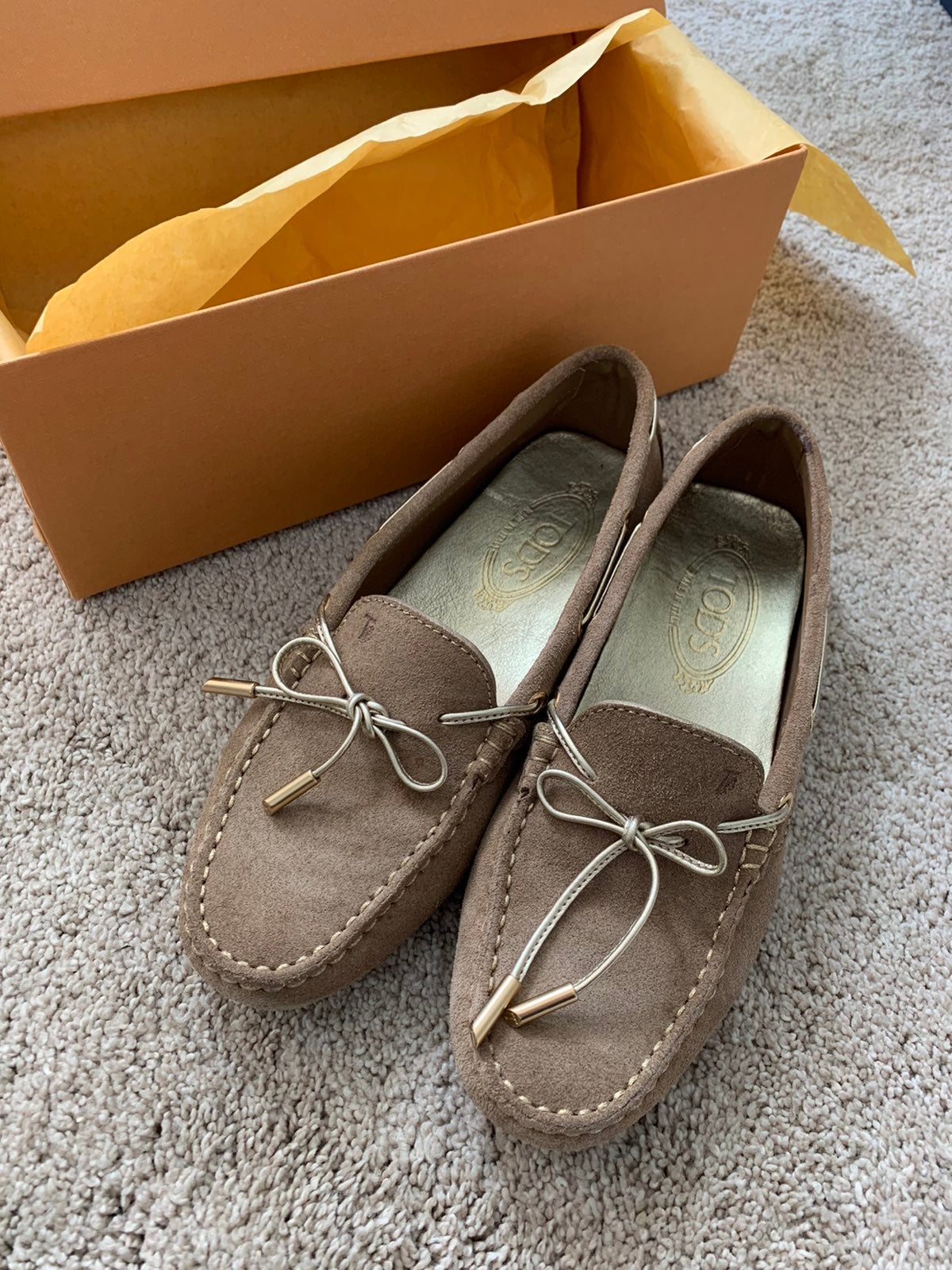 Tod's Heaven New Laccetto Beige Gold