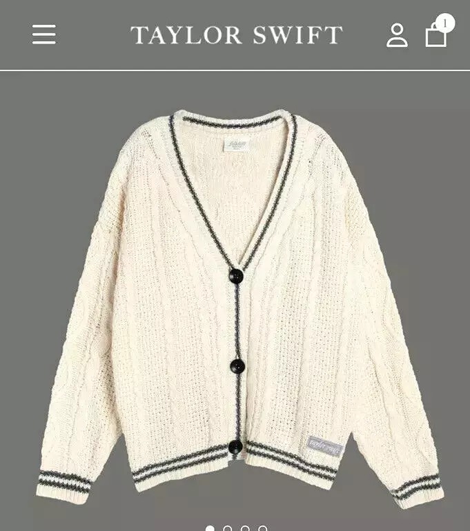 Official Taylor Swift (Folklore) “The Cardigan” M/L - New Unopened