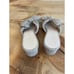 NEW Loafler Randal Emilia Slide on Heels Women's Platinum Size: 7.5