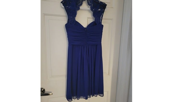 Blue dress