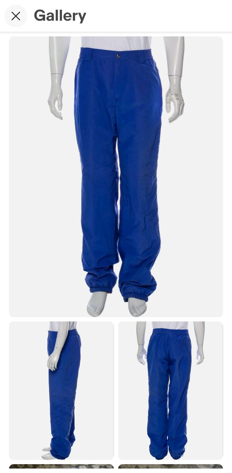 New Men's Bogner Ski Pants Electric Blue   36 XL